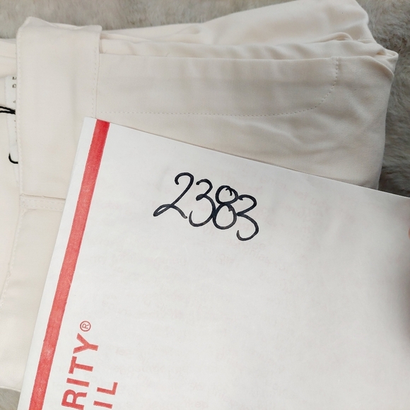 Veronica Beard Ivory Skinny Mid Waist Cotton/Elastane Ankle Zip Jeans P2383 - Picture 9 of 9